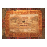 African Safari Wedding Invitation