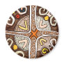 African Style Motif Magnet