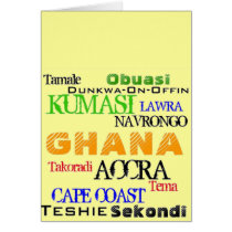African_Urban Custom Greeting Cards