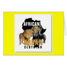 African Urban T-shirt And Etc Greeting Cards
