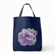 African Violet Purple Canvas Bags