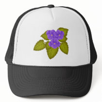 African Violets Purple Hat