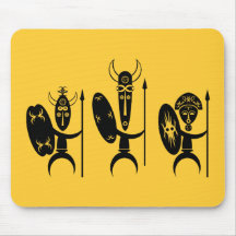 African Warrior Mousepad