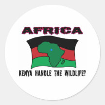 African Wildlife Sticker