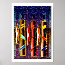 African Wise Men Poster