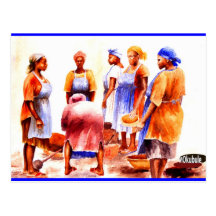 AFRICAN WOMAN MOJISOLA A GBADAMOSI POST CARD