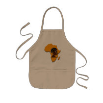 African Woman on the Continent Aprons