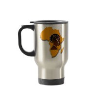 African Woman on the Continent Coffee Mug