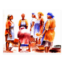 African Women  today  1 27 2012 Postcard