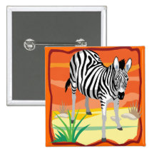 African Zebra Pin