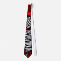 AFRICAN ZEBRA NECK TIES