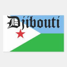 Africankoko Custom  Djibouti Stickers