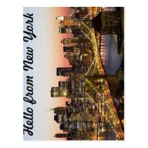 Africankoko custom New york postcard