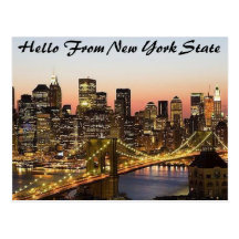 Africankoko custom New York state Postcard