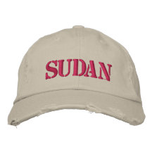 Africankoko custom Sudan Hat Embroidered Hat