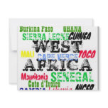 Africankoko Custom W.Africa  Apparell Personalized Invitation