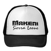 Africankoko Makeni fait sur commande, Sierra Leone Casquette