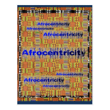 AfriMex Urbano Afrocentricity Kente Postcard