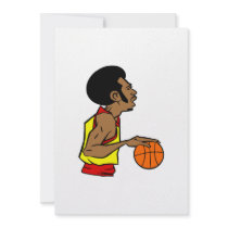 Afro Basketball Player
