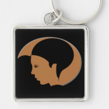 Afro Boogie Premium Square Keychain