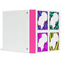 Afro Cameo Vinyl Binders