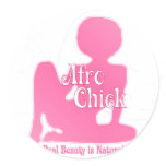 Afro Chick Pk Natural Beauty stickers