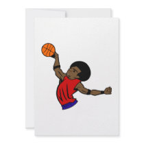 Afro dude basketball