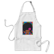 Afro Girl Aprons