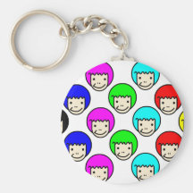 afro key chains