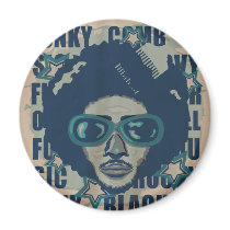 AFRO REFRIGERATOR MAGNET