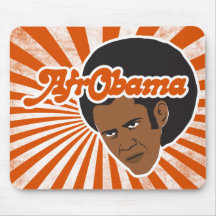 Afro Obama Tapis De Souris