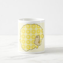 afro pattern mug