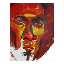 Afro Post Card