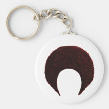 Afro Red The MUSEUM Zazzle Gifts Key Chain