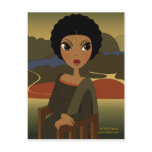 Afro'na Lisa Postcard