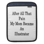 After All That Pain My Mom Became An Illustrator iPad Sleeves