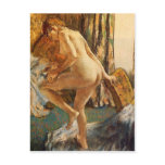 After the Bath in detail postcard