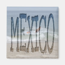 After the Splash; Mexico Souvenir Fridge Magnet