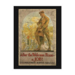 After The Welcome Home A Job Post Cards