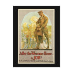 After The Welcome Home A Job Postcards