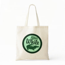 After while crocodile canvas bag