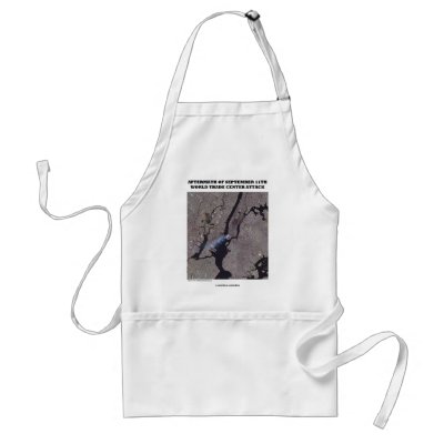 Aftermath Of September 11th World Trade Centre Apron by wordsunwords