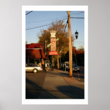 Afternoon Lull at the Diner Posters