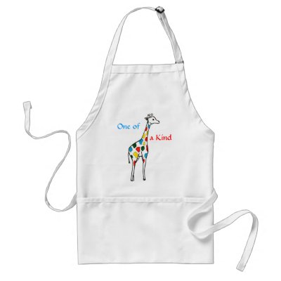 AG- One of a Kind Giraffe Apron by patcallum