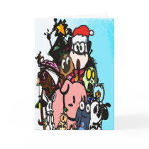 Against Animal Cruelty Christmas Card