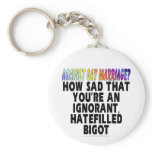 Against gay marriage? key chain