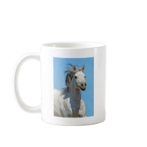 Against the blue sky mug