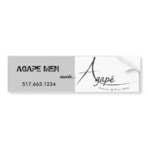 Agape logo black[1], AGAPE MEN - Customized Bumper Stickers