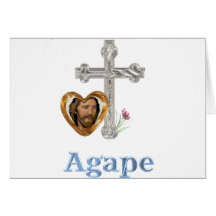 Agape Love Christian gifts Greeting Card