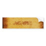 AGAPE!!... RELIGIOUS BUMPER STICKERS
